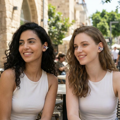 SolvanePRO™ -  אוזניות חכמות עם תכשיט לבחירה